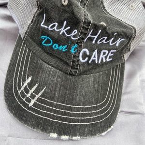 lake hair don’t care baseball cap/trucker hat